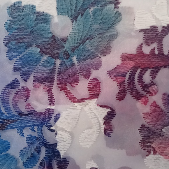 💜Badgley Mischka Belle💜 - Floral A-Line Sleeveless Olga Dress - Picture 5 of 13